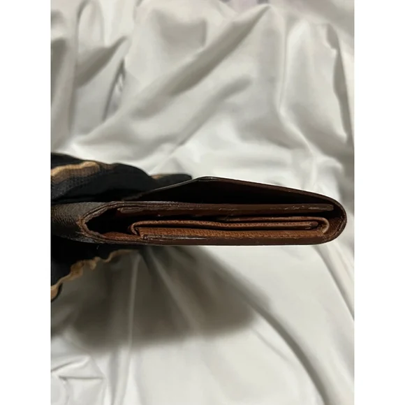 Authentic Women's Louis-Vuitton Monogram Portefeuille-IBrown Wallet One Size - Picture 9 of 13